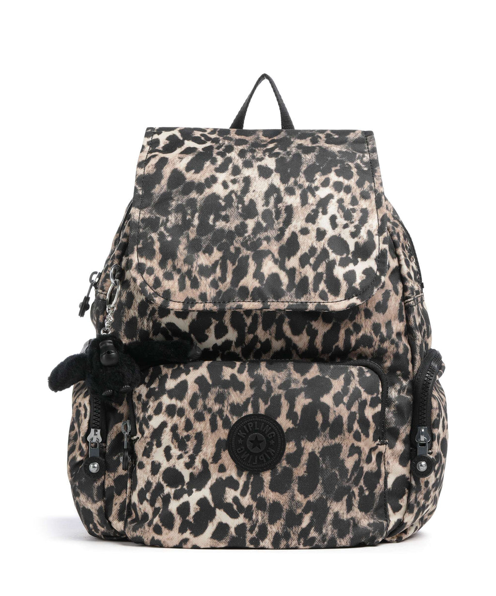 Kipling Basic City Zip S Backpack wild leopard