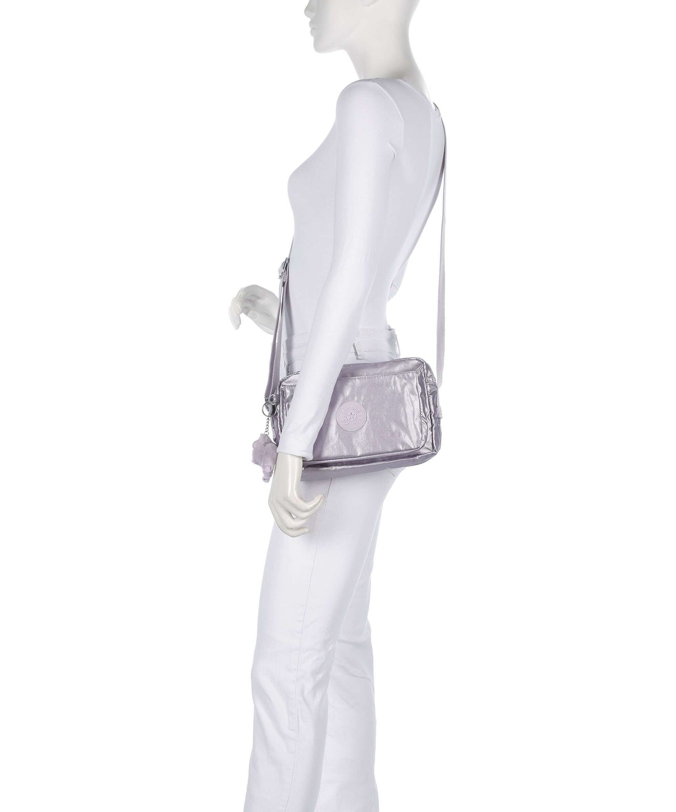 Kipling Basic Abanu M Crossbody bag lilac moon/metallic
