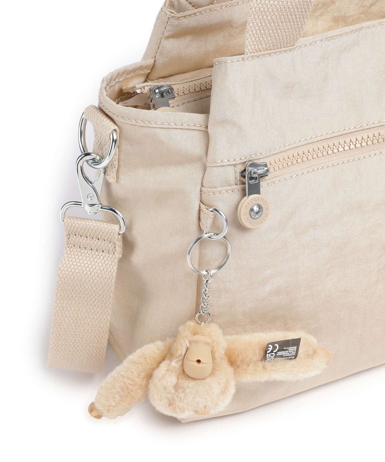 Kipling Basic Elysia Shoulder bag sparkled beige
