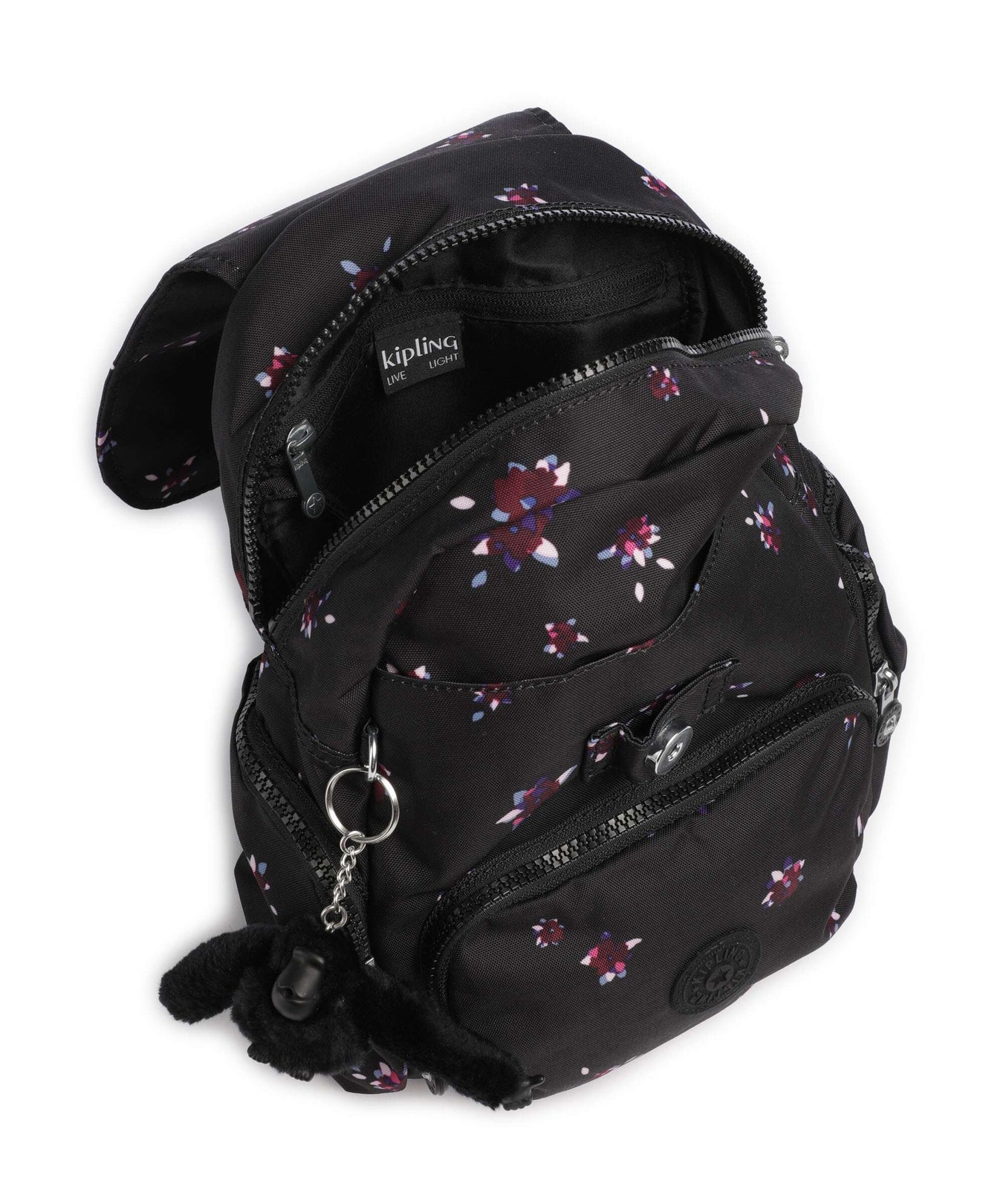 Kipling Basic City Zip Mini Backpack night flower