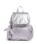 Kipling Basic City Zip Mini Rucksack lilac moon/metallic