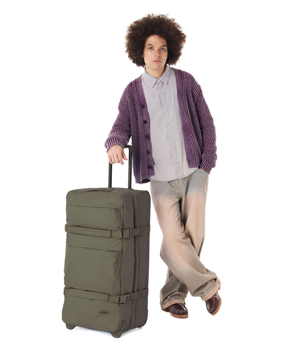 Eastpak Transit'R Plus Mono L Travel bag with wheels khaki