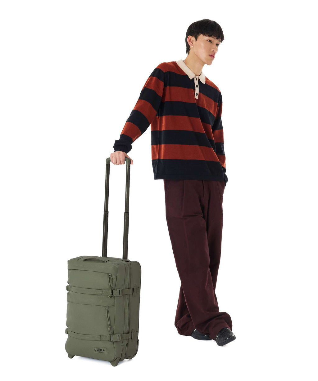 Eastpak Transit'R Plus S Travel bag with wheels monotone khaki