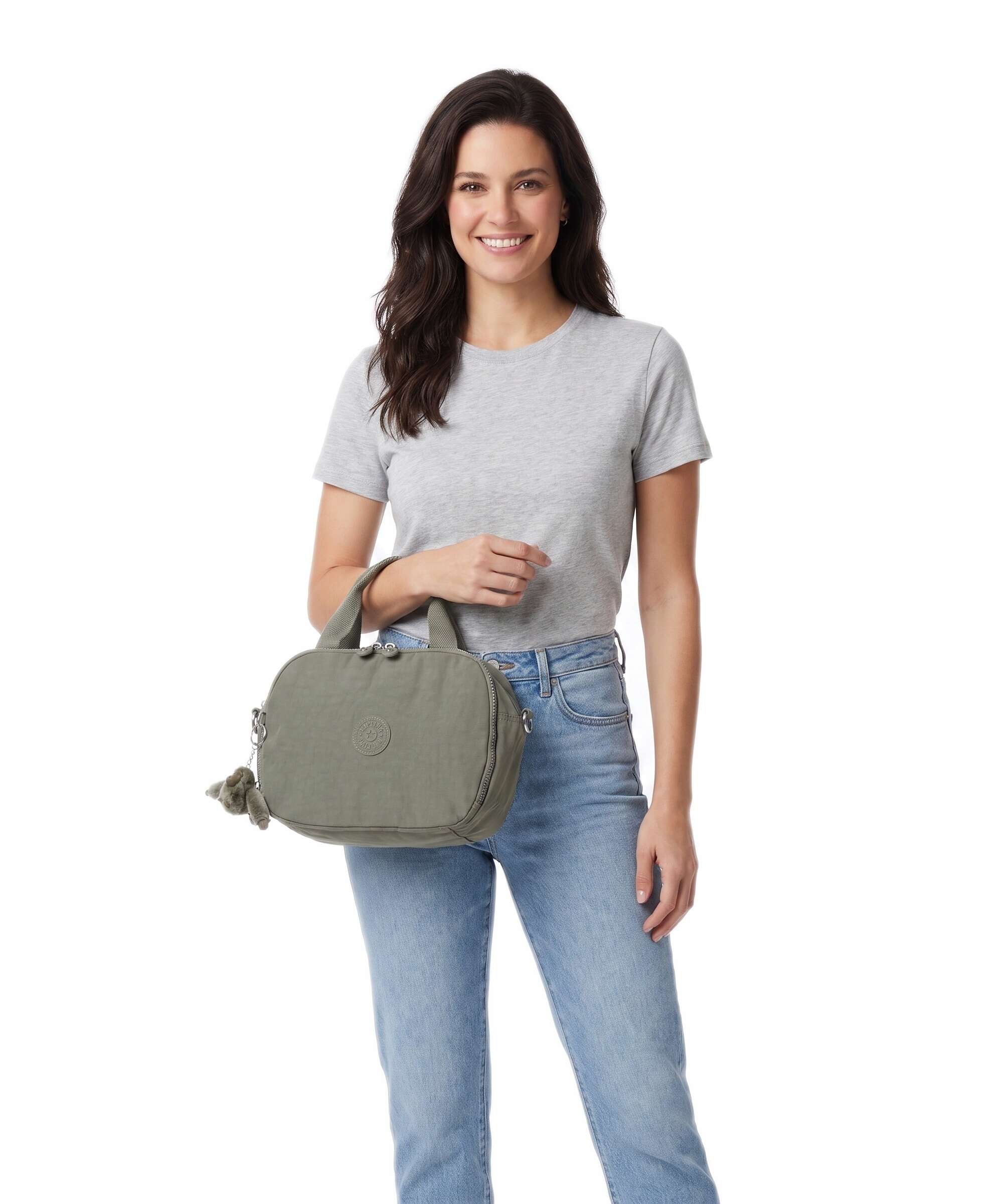 Kipling Basic Beachpalm M Cosmetic bag almost sage