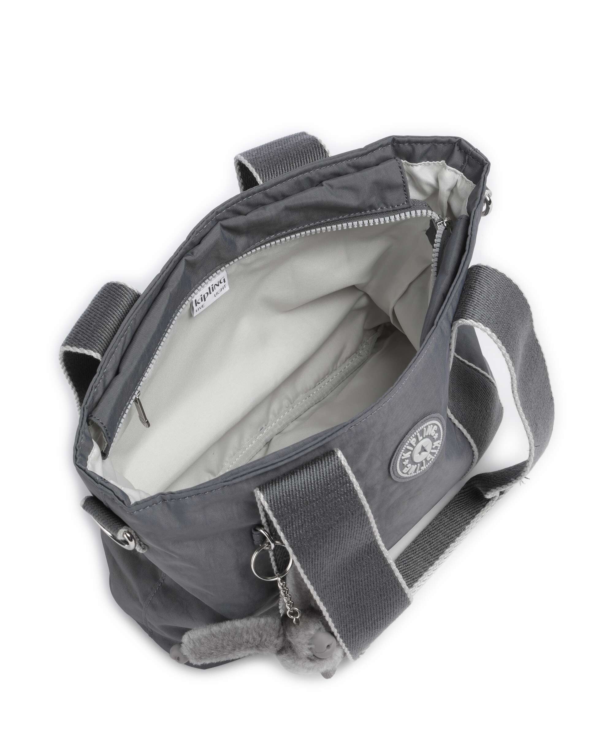 Kipling Basic Minta M Up Tote bag moonlit grey