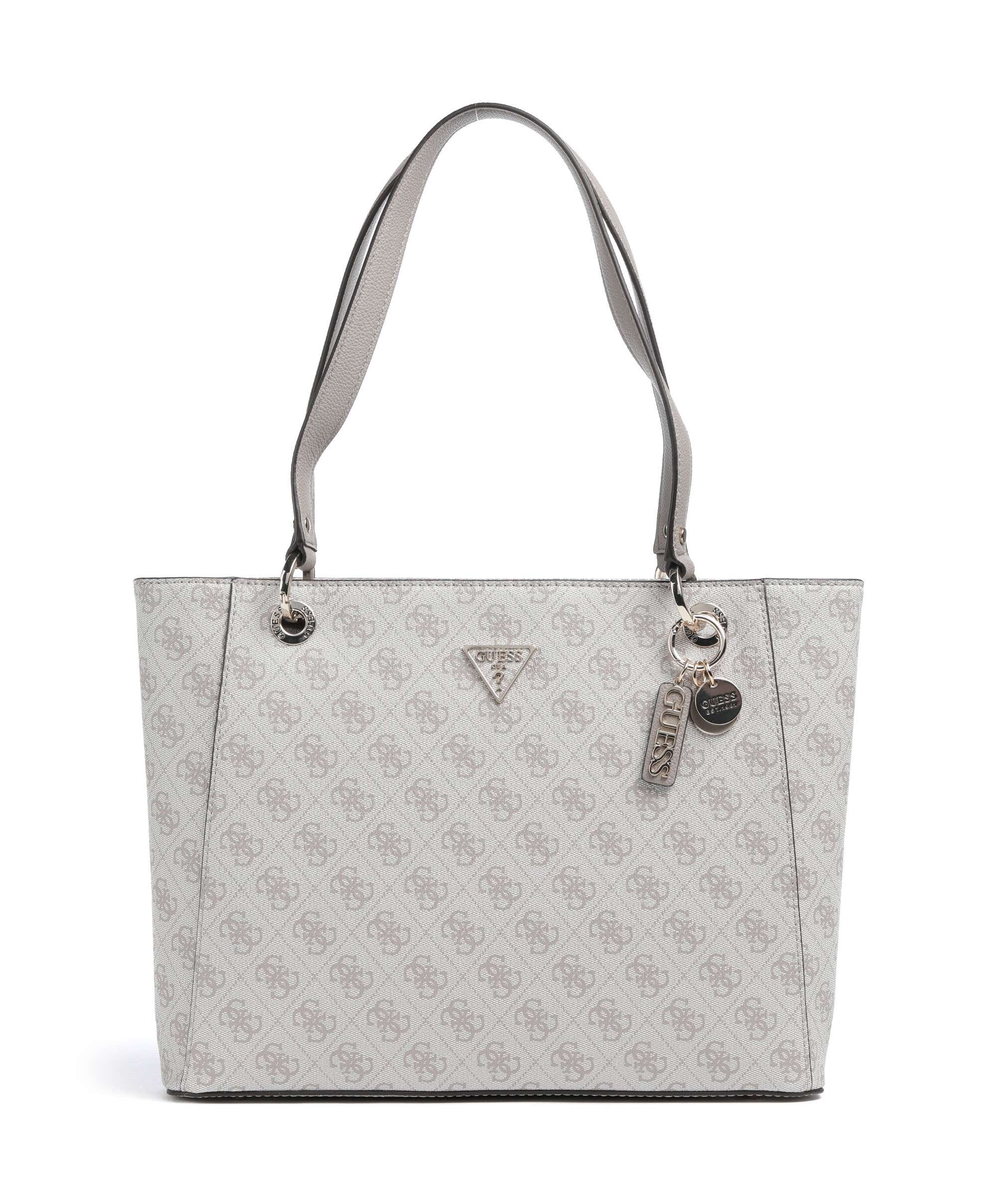 Guess Noelle Tote bag dark taupe logo