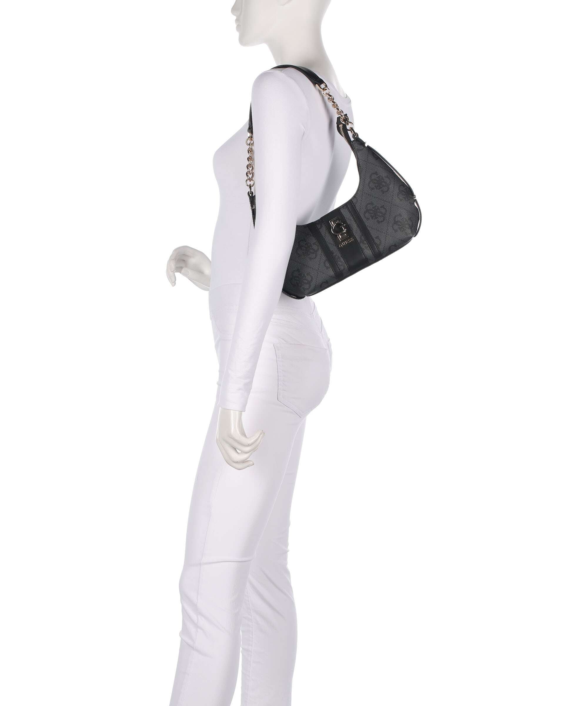 Guess Erenia Shoulder bag coal logo