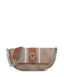 Guess Erenia Schultertasche latte logo