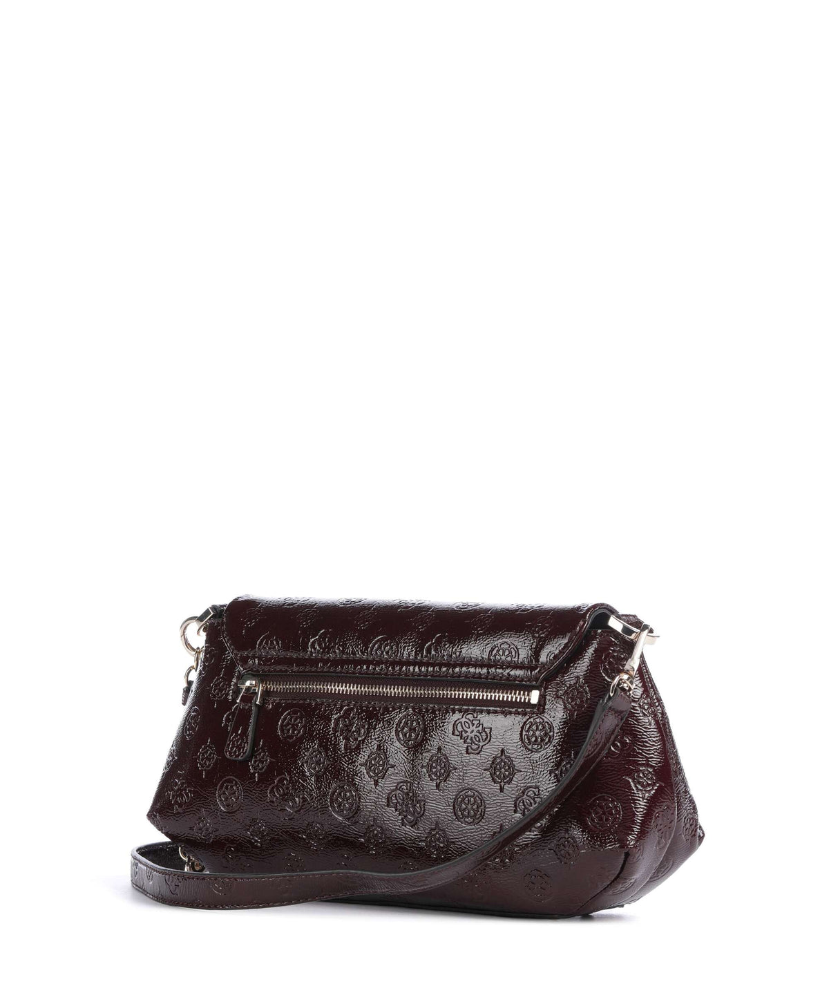 Guess Carmella Crossbody bag burgundy logo