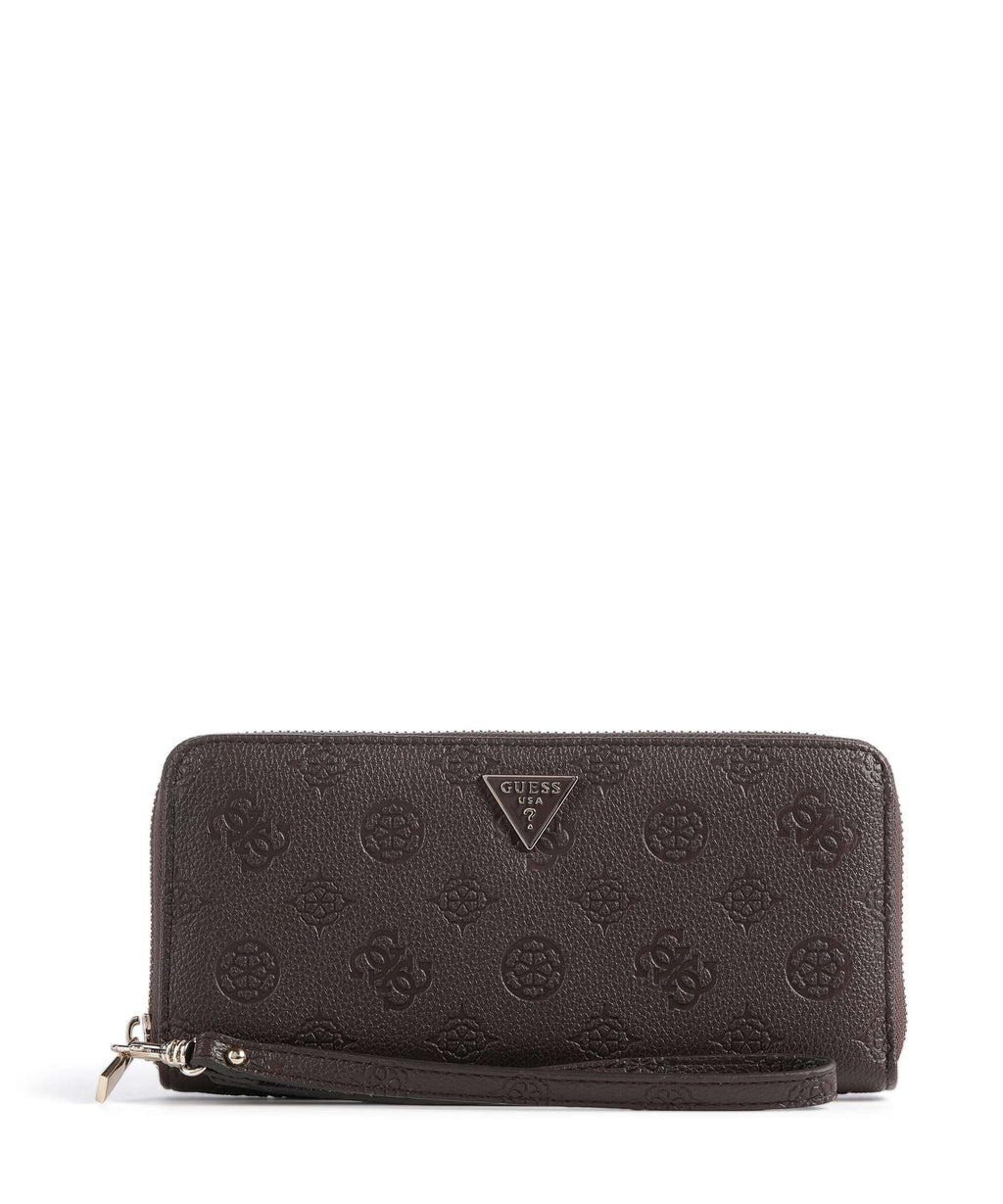 Guess Blake Large Wallet brown logo