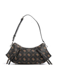 Guess Allegra Logo Shoulder bag espresso logo