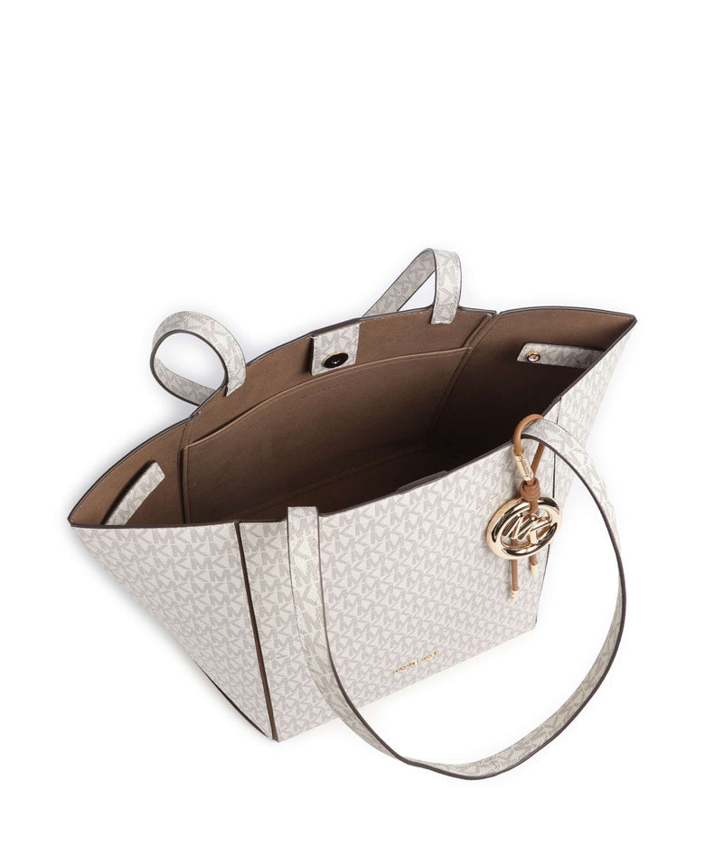 Michael Kors Jordi Medium Tote bag vanilla/acorn