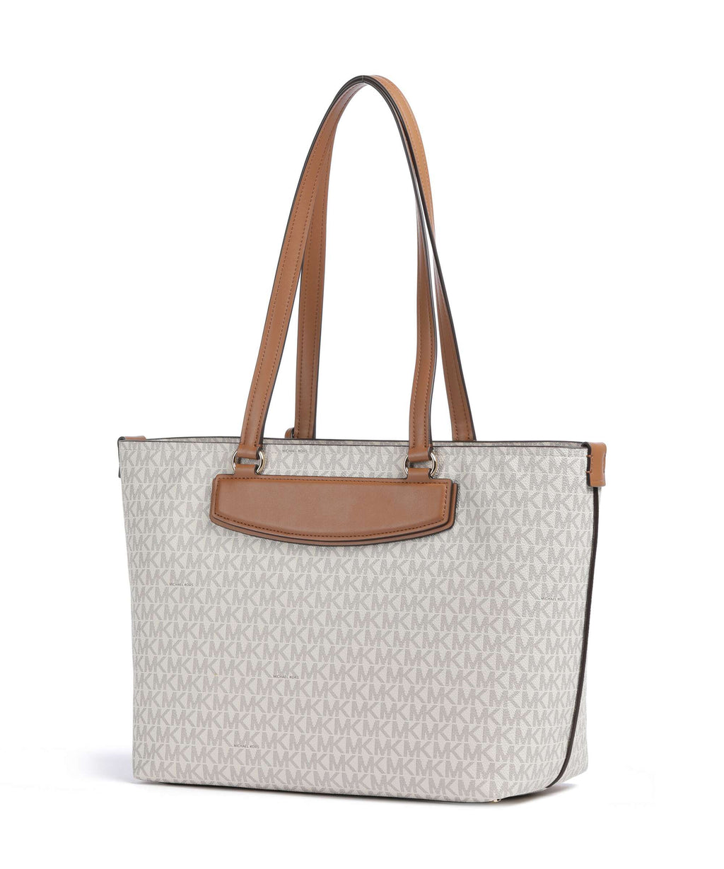Michael Kors Jet Set Travel Medium Tote bag vanilla/acorn