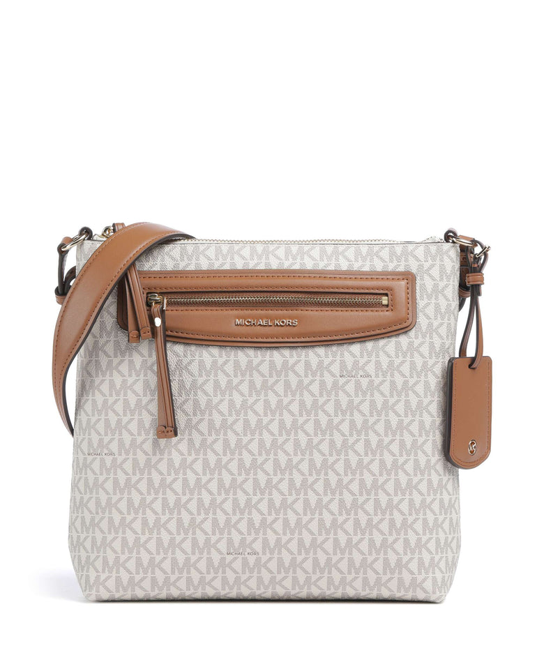 Michael Kors Jet Set Travel Large Crossbody bag vanilla/acrn