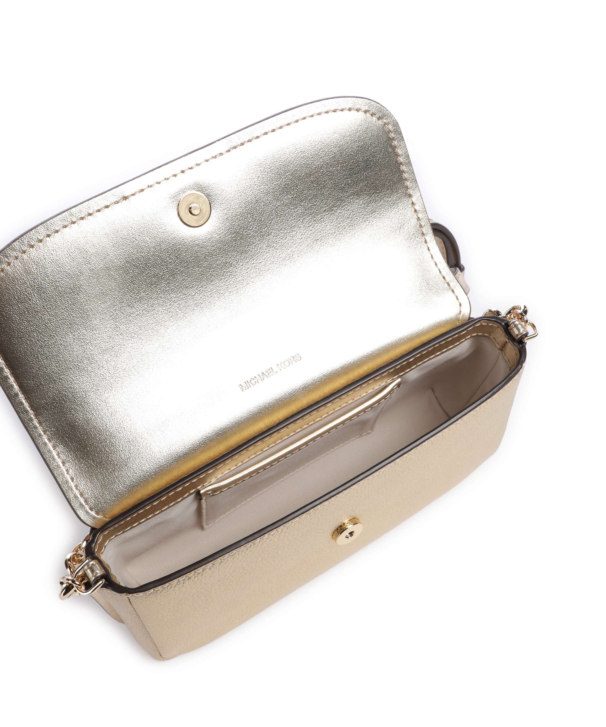 Michael Kors Nolita Small Crossbody bag pale gold