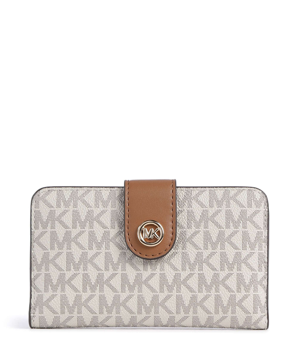 Michael Kors MK Pop Charm Medium Wallet vanilla/acrn