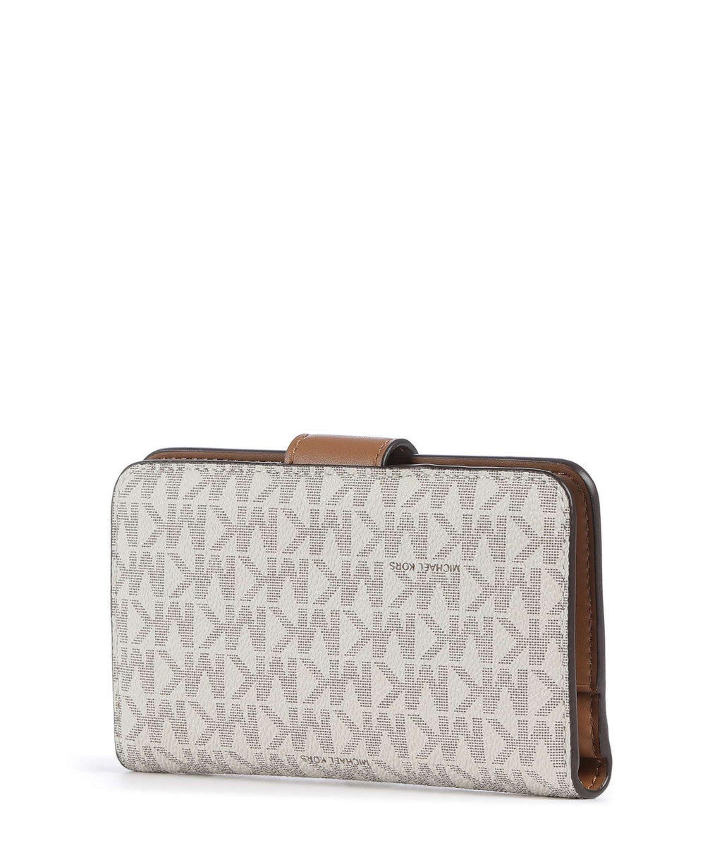 Michael Kors MK Pop Charm Medium Wallet vanilla/acrn