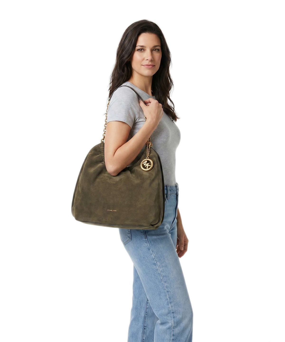 Michael Kors Indie Large Hobo bag loden
