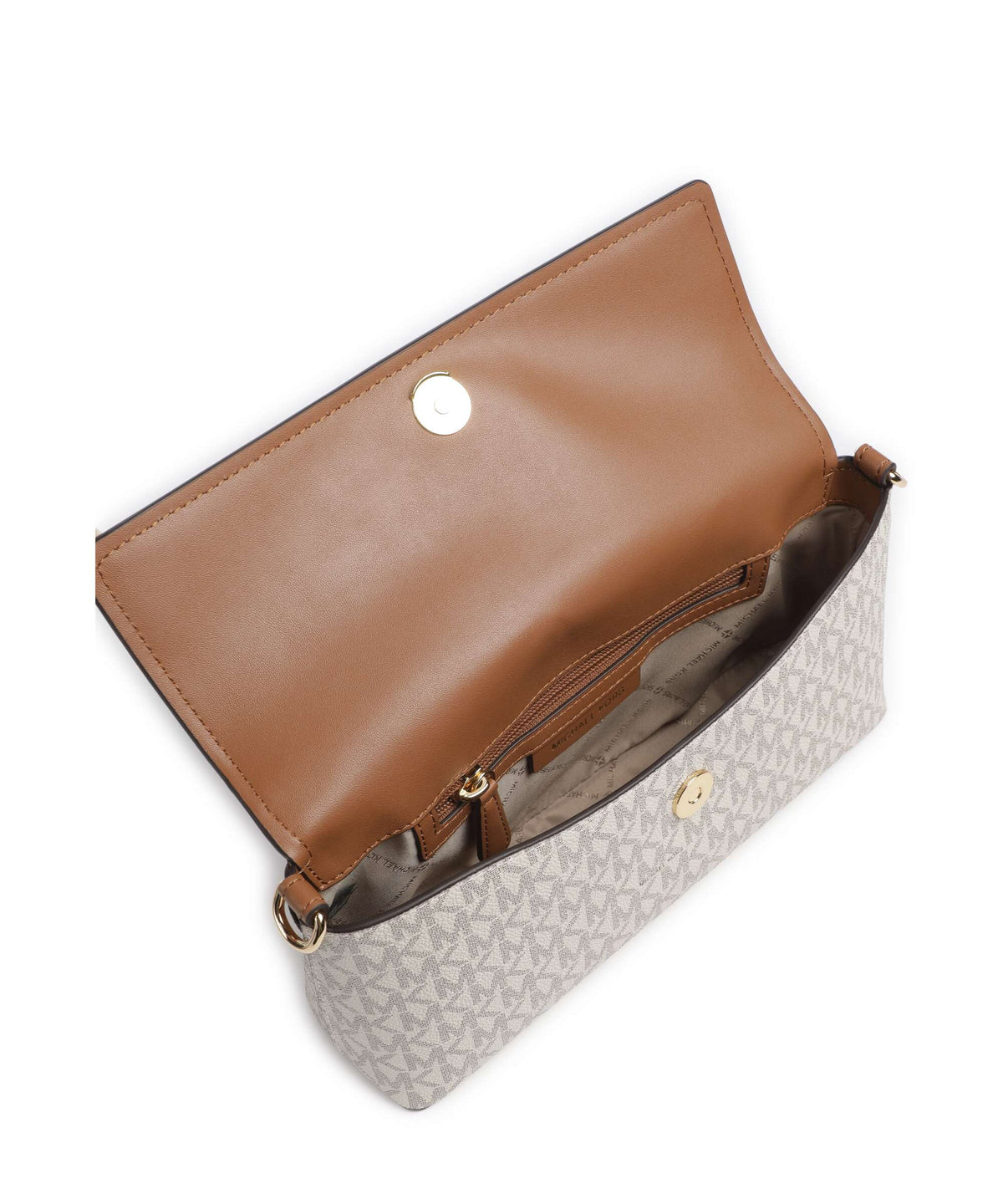 Michael Kors Nabela Medium Shoulder bag vanilla/acorn