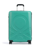 Delsey Paris x United Colors of Benetton Fabrica 4-Rollen Trolley green