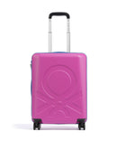 Delsey Paris x United Colors of Benetton Fabrica 4-Rollen Trolley purple