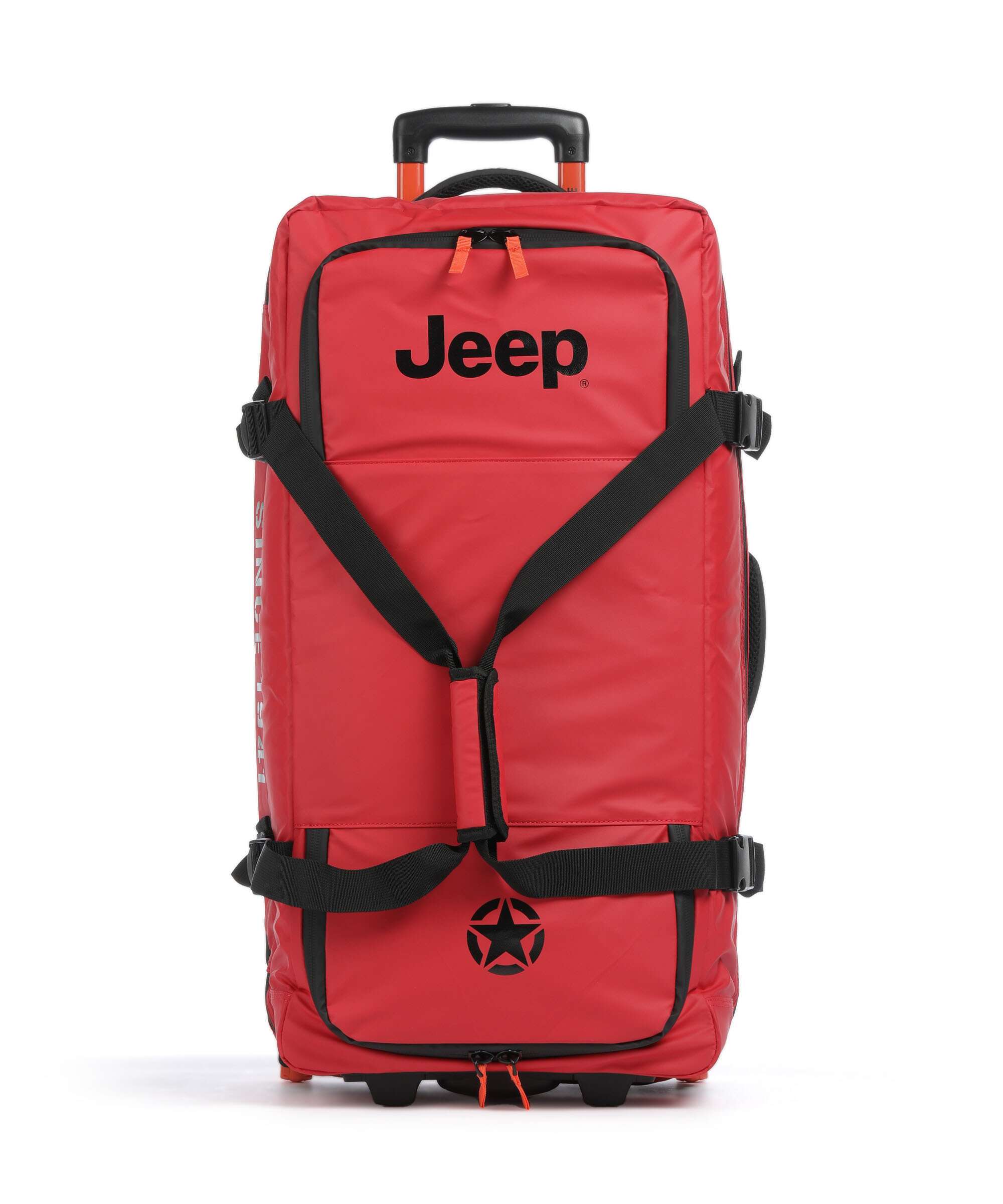 Jeep JS005A 73 Travel bag with wheels chili pepper red
