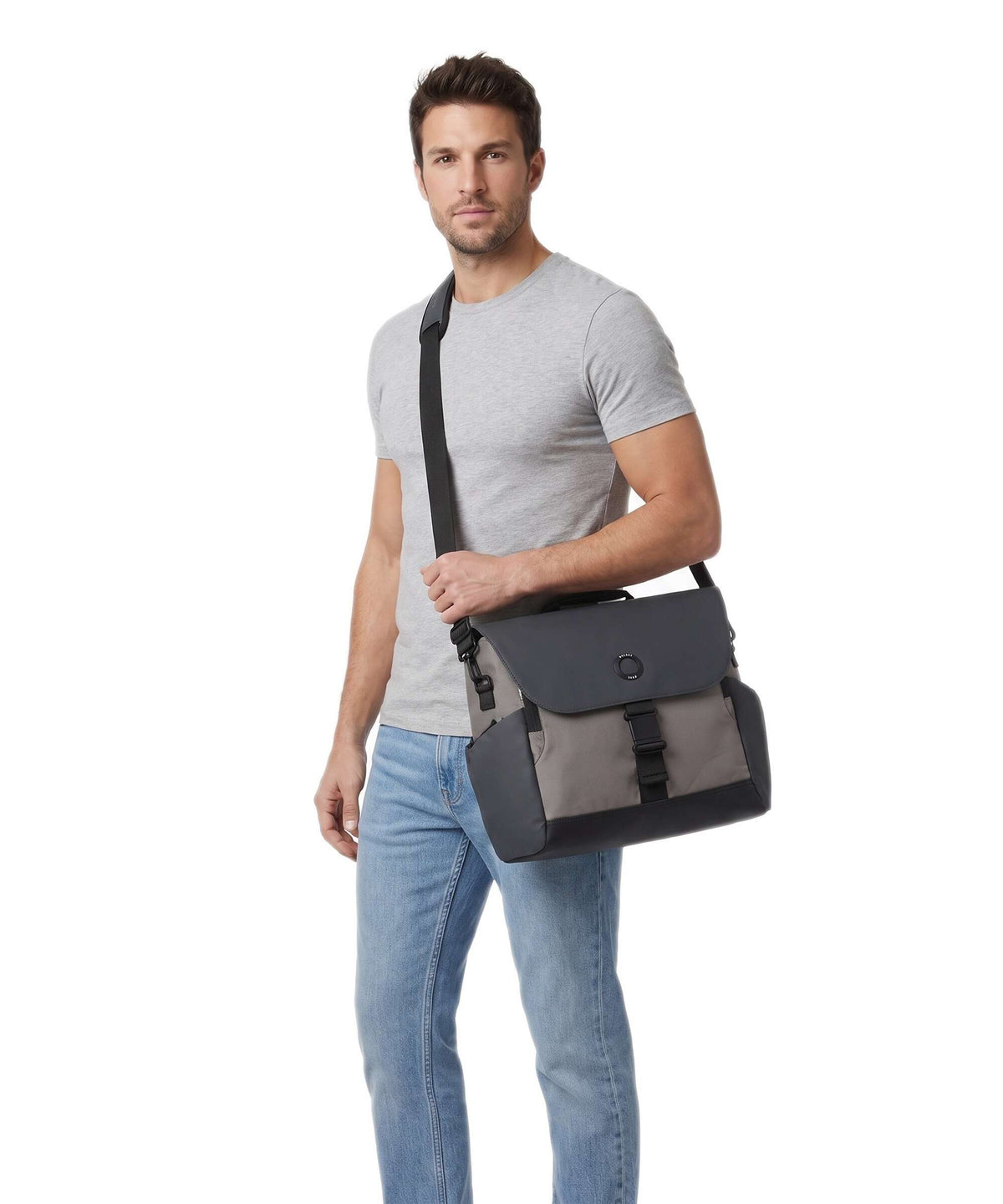 Delsey Paris Securflap Messenger bag brown