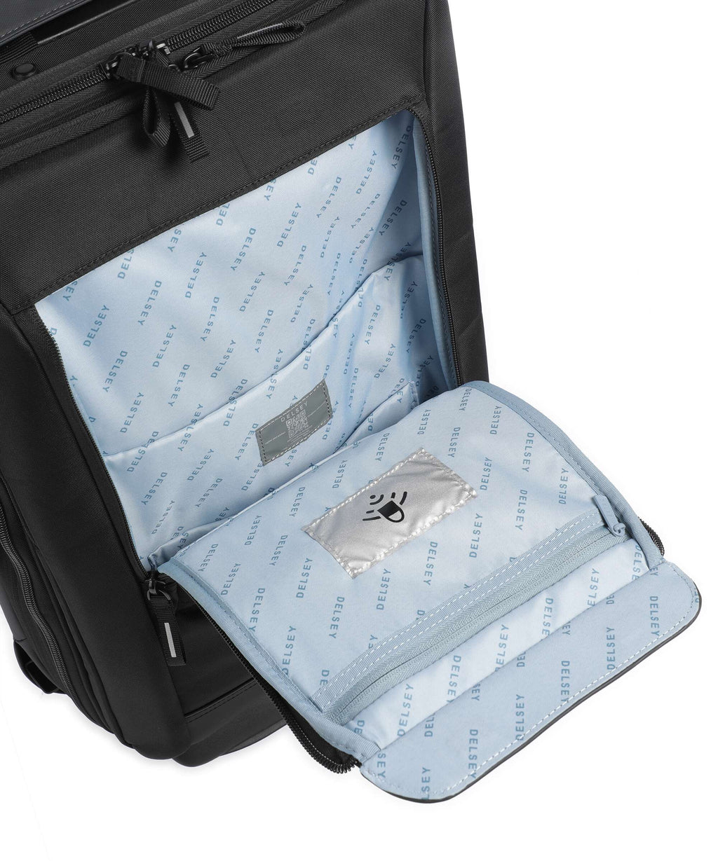 Delsey Paris Securflap Backpack with wheels black