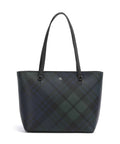 Lauren Ralph Lauren Karly Medium Tote bag black watch tartan