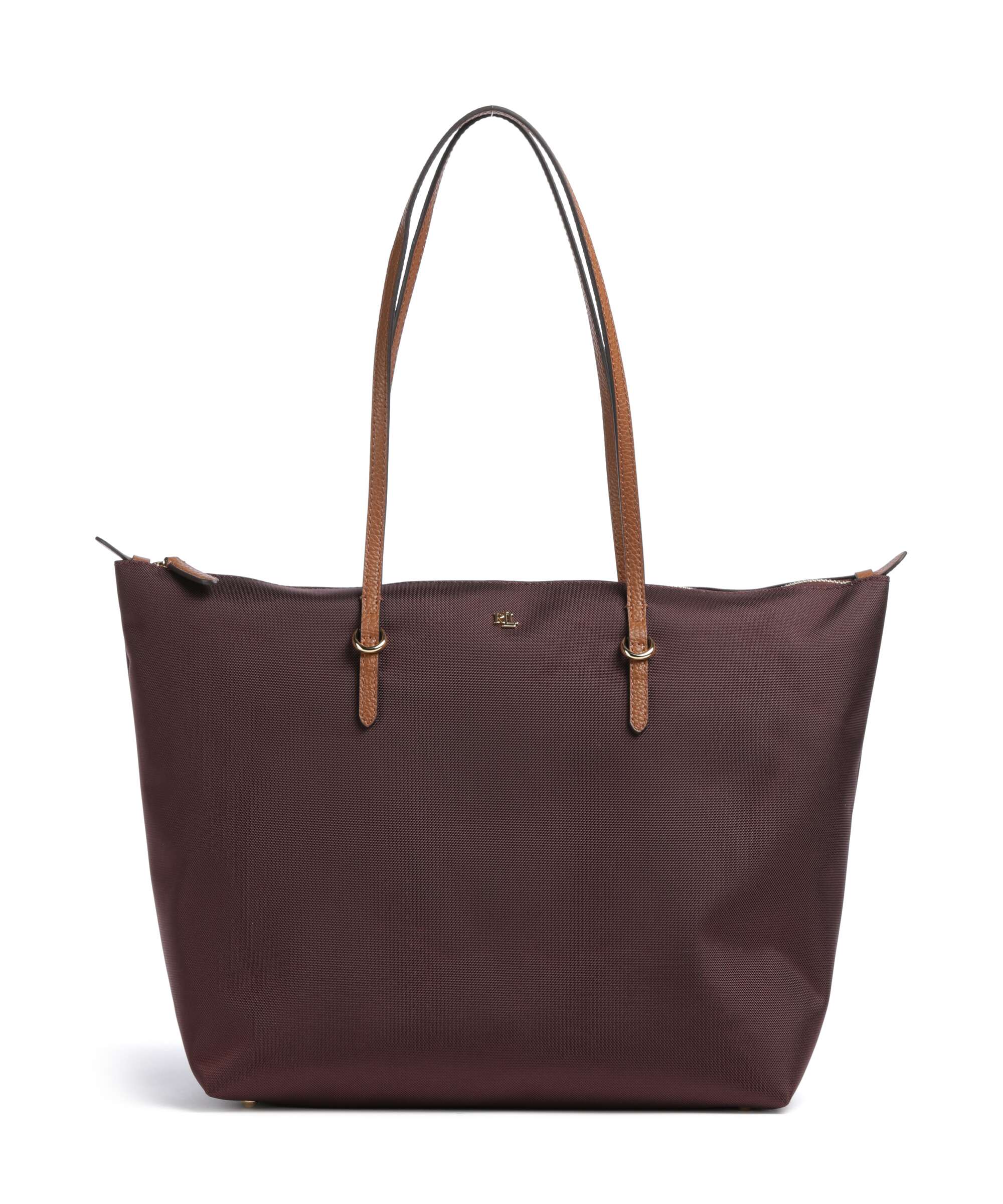 Lauren Ralph Lauren Keaton 31 Tote bag dark garnet/lauren tan