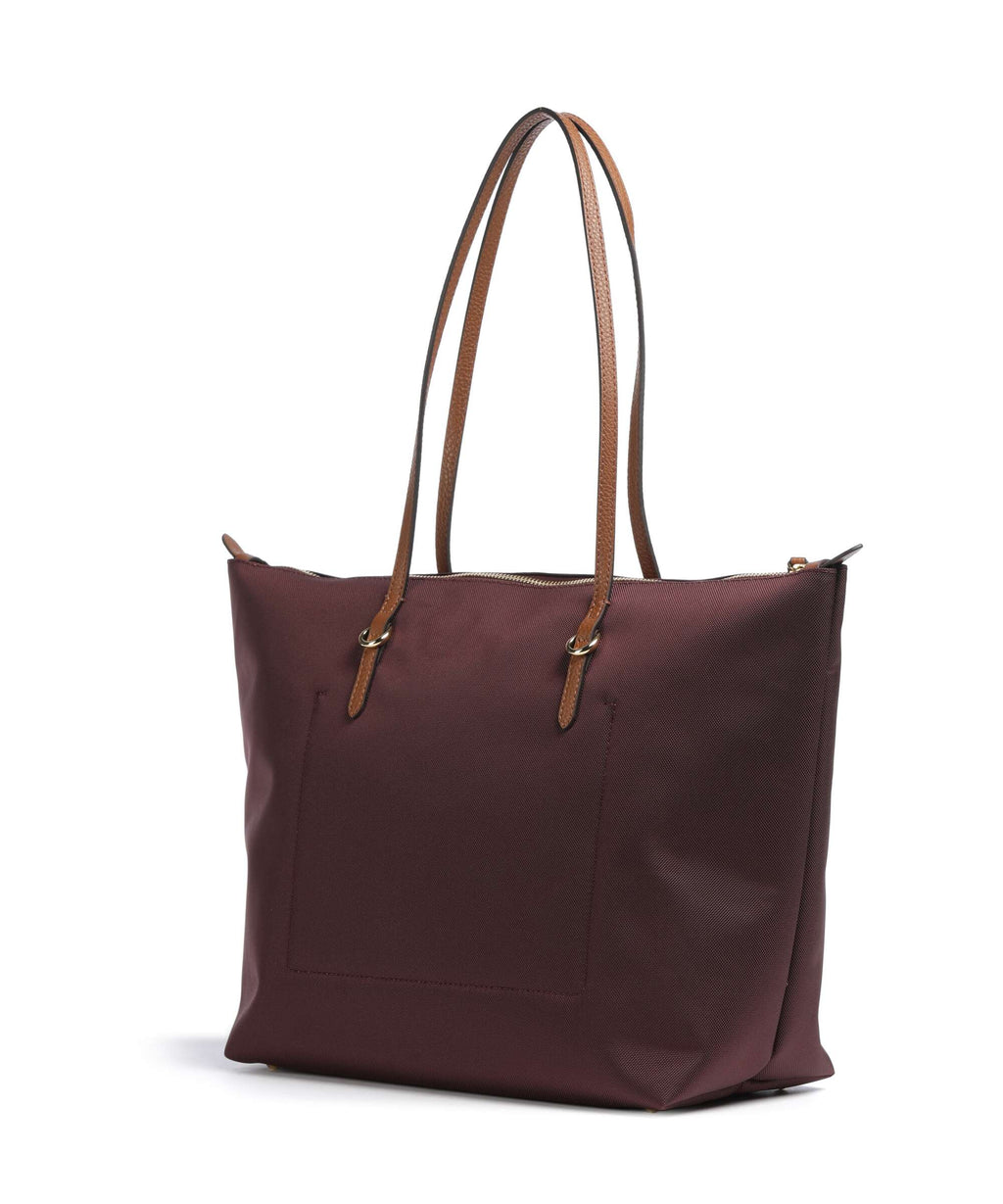 Lauren Ralph Lauren Keaton 31 Tote bag dark garnet/lauren tan