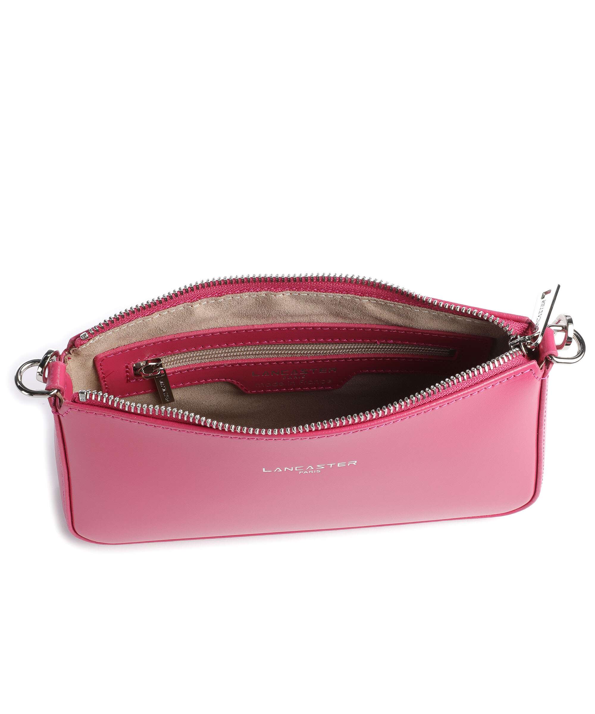 Lancaster Suave Even Shoulder bag fuxia