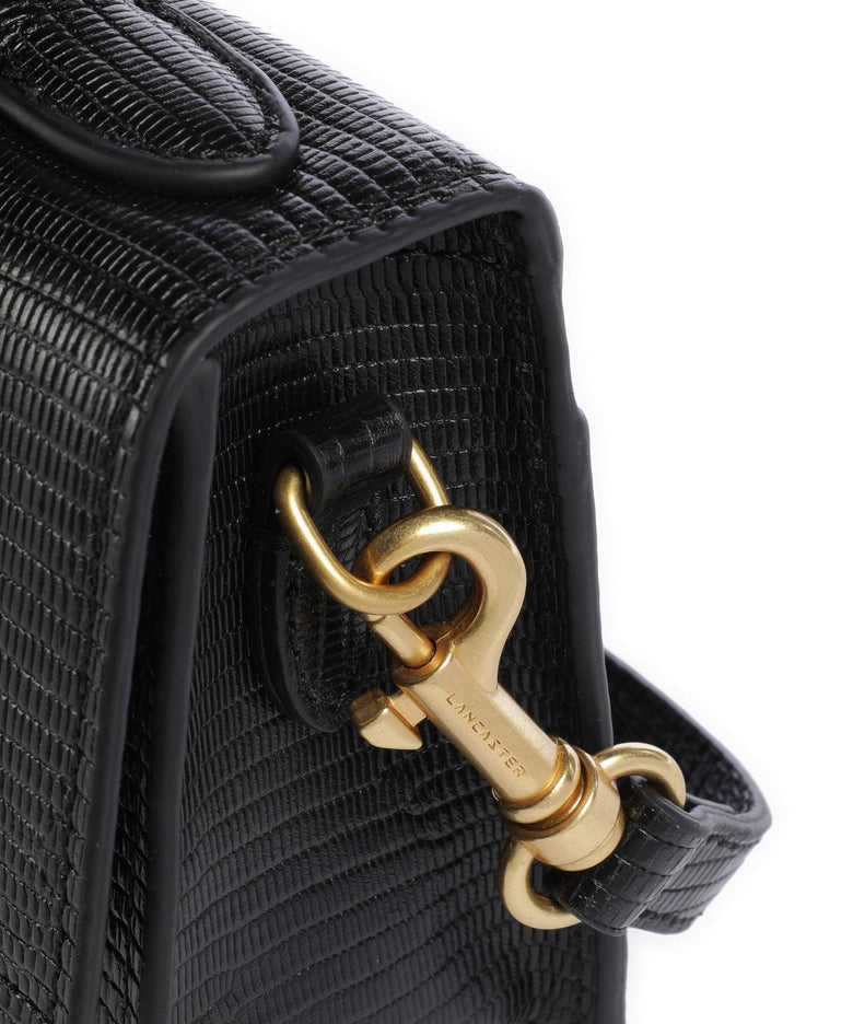 Lancaster Exotic Ily Crossbody bag noir/lézard