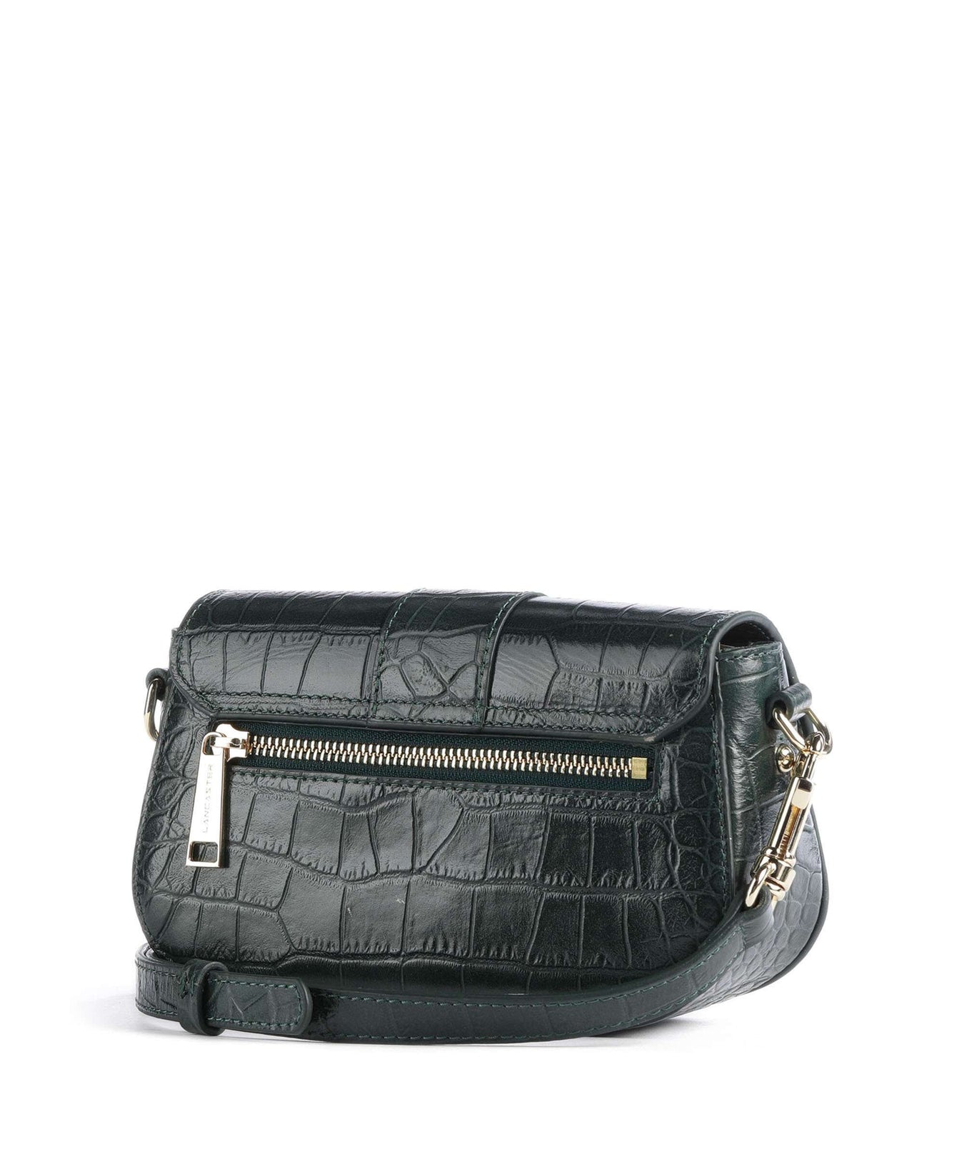 Lancaster Exotic Croco CN Crossbody bag vertforêt