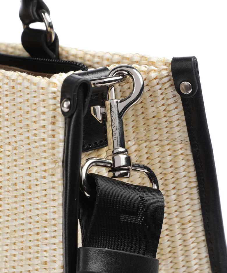 Lancaster Actual Osier Mini Handbag beige