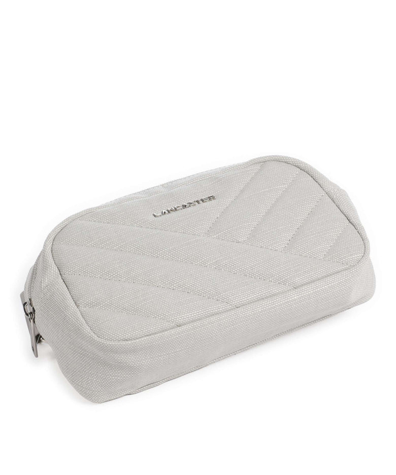 Lancaster Canvas Matelassé Fanny pack mastic