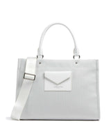 Lancaster Actual Canvas Conscious Handtasche blanc