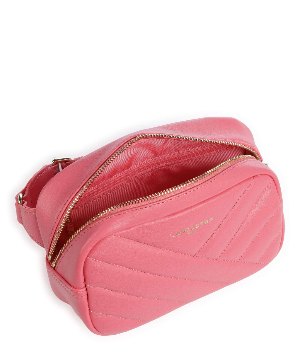 Lancaster Soft Matelassé Belt bag rose fonce