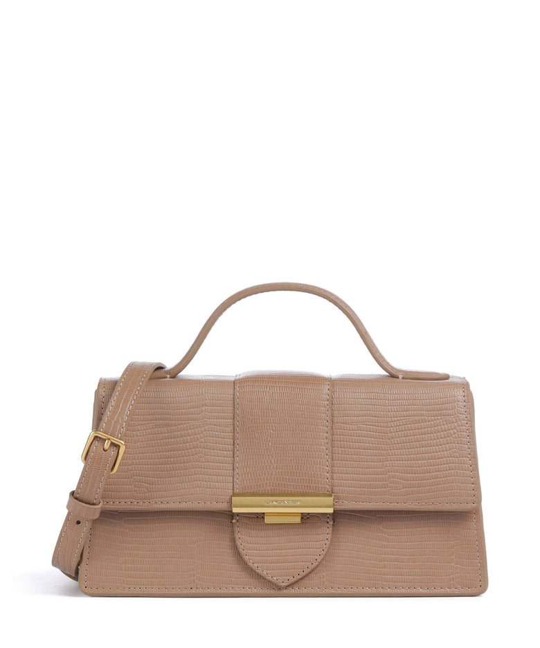 Lancaster Exotic Ily Crossbody bag sable/lézard