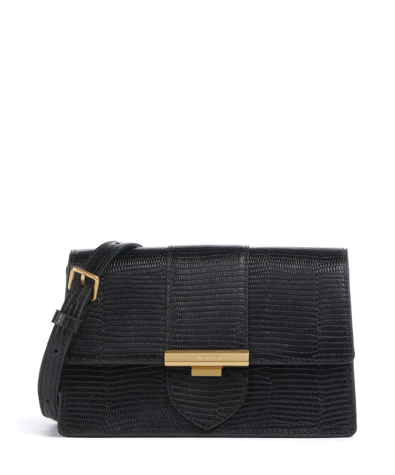 Lancaster Exotic Ily Crossbody bag noir/lézard