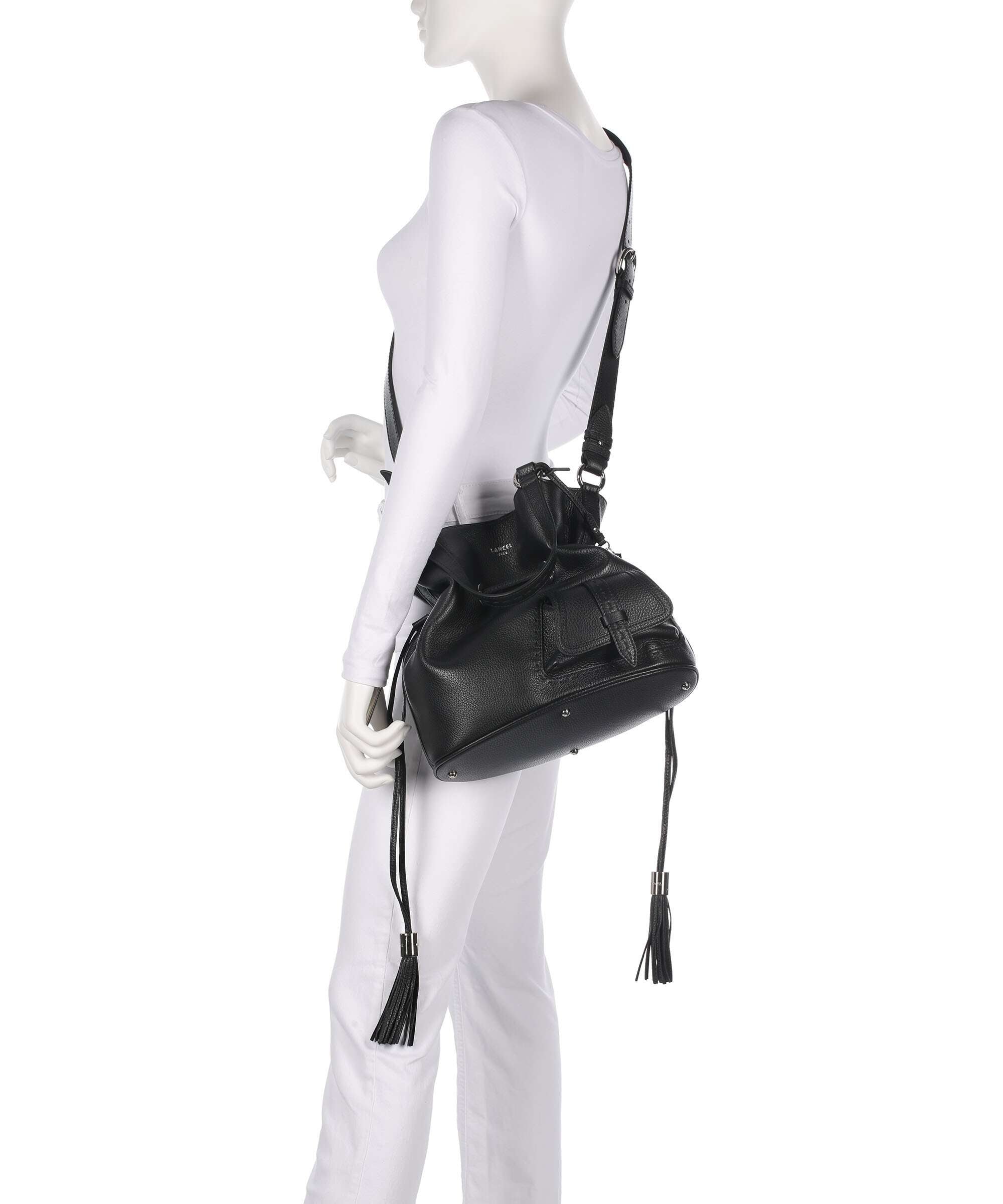 Lancel Premier Flirt M Bucket bag black/nickel