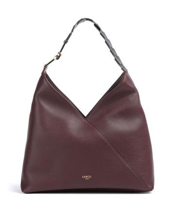Lancel Pagode L Beuteltasche cassis/black