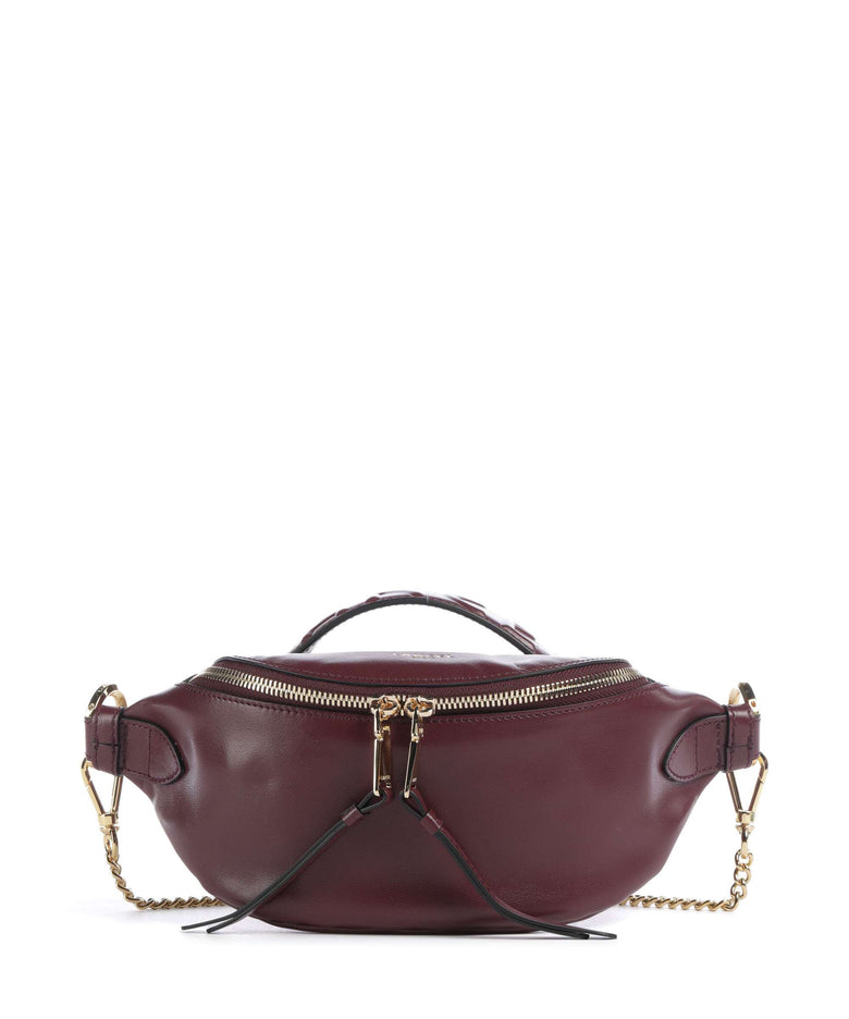 Lancel Origami Mini Crossbody bag cassis