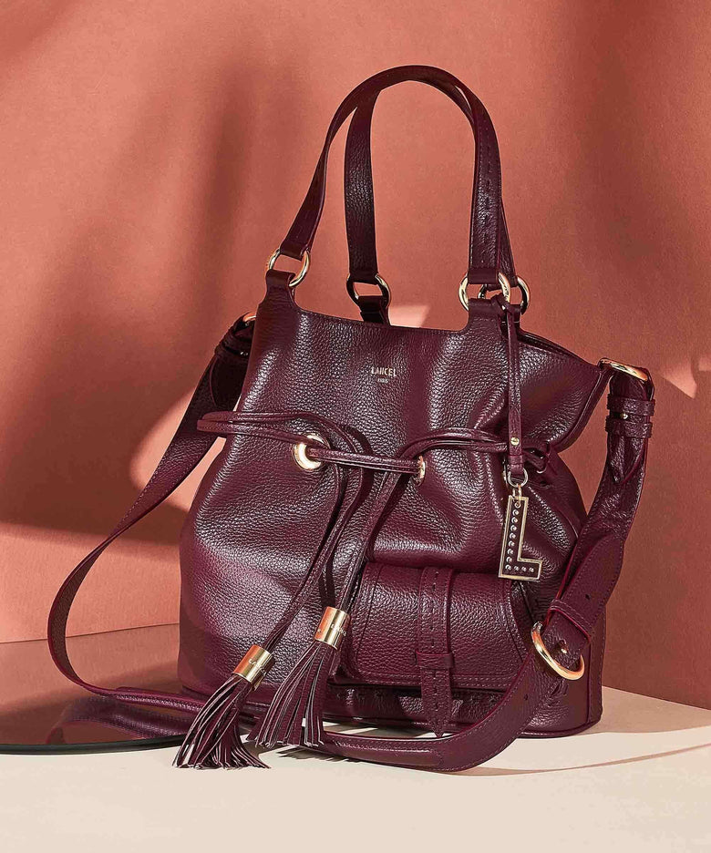 Lancel Premier Flirt M Bucket bag cassis