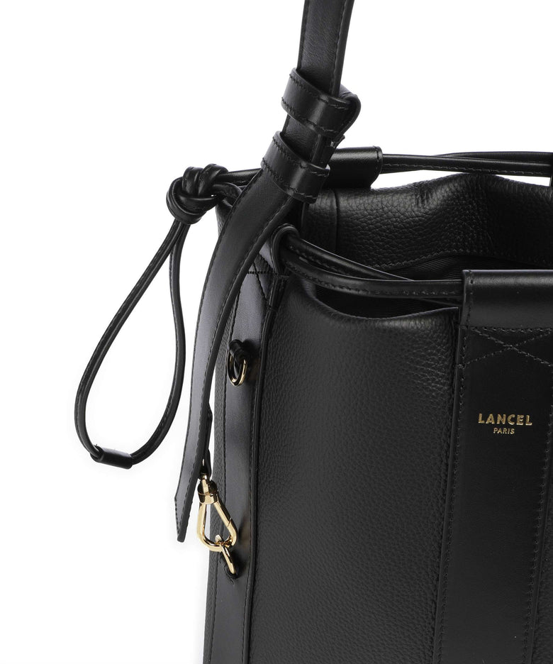 Lancel Elles M Bucket bag black