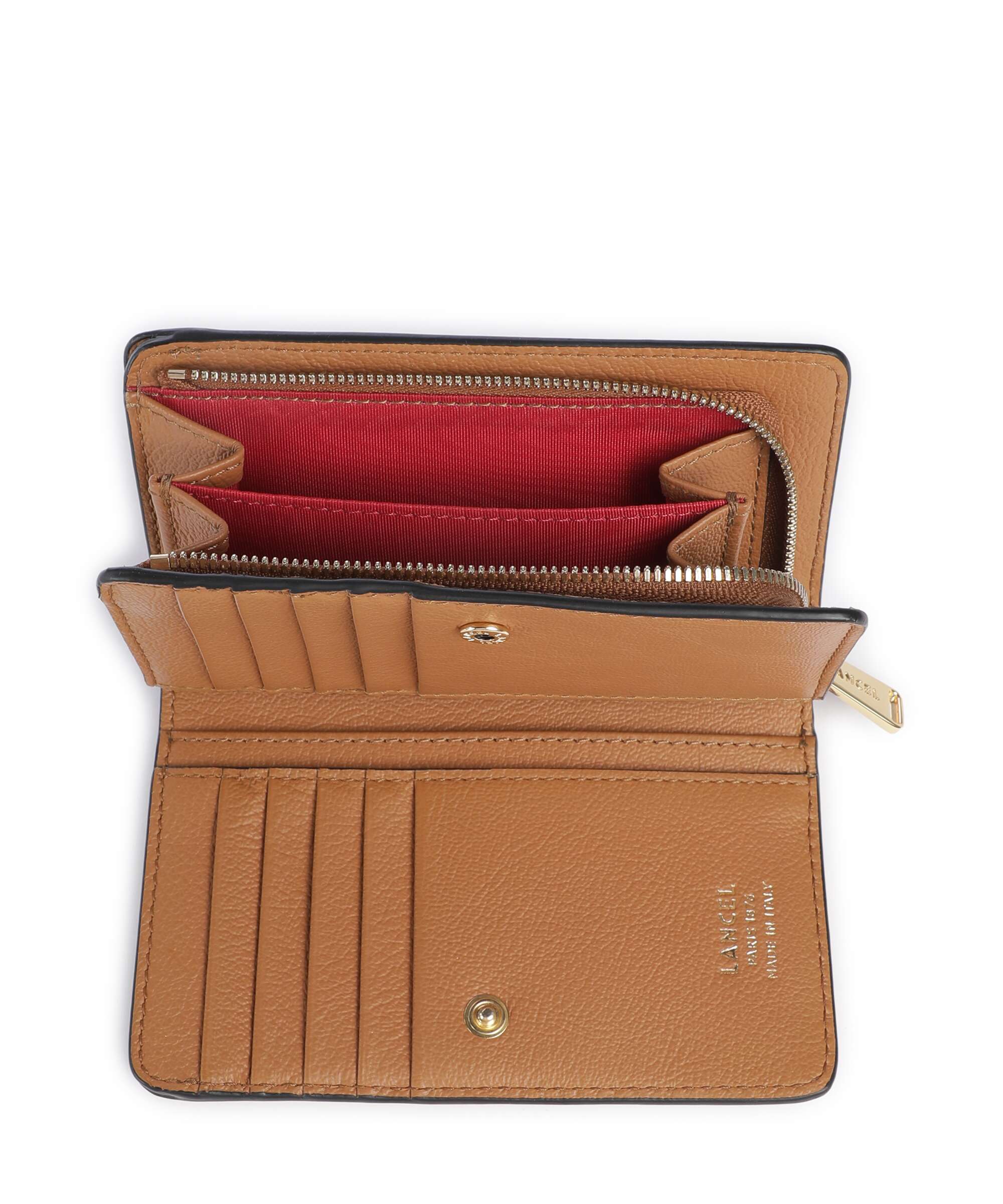 Lancel BCBG Wallet camel