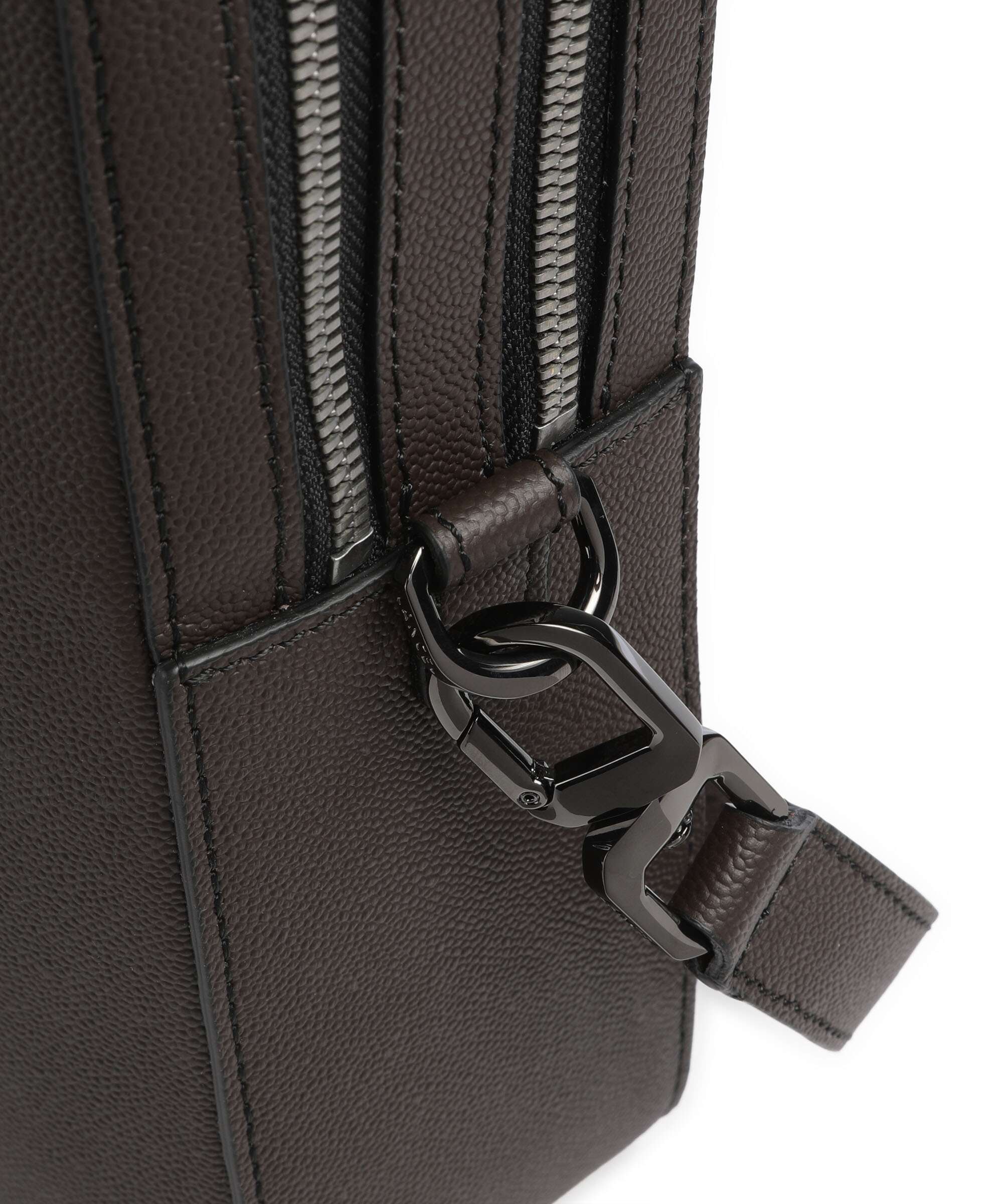 Lancel Charlie Briefcase macadamia