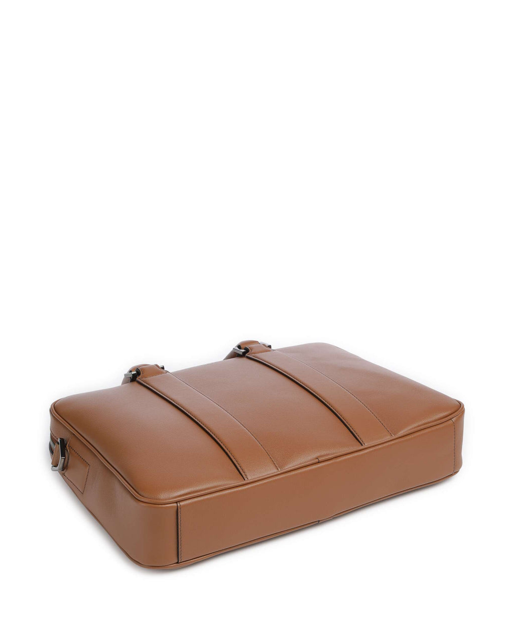 Lancel Edgard Briefcase cognac