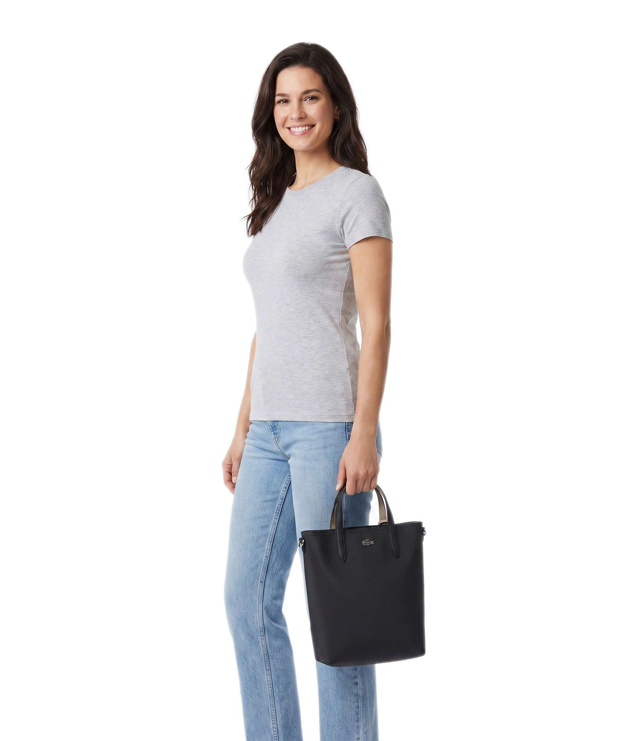 Lacoste Anna Handbag noir/krema