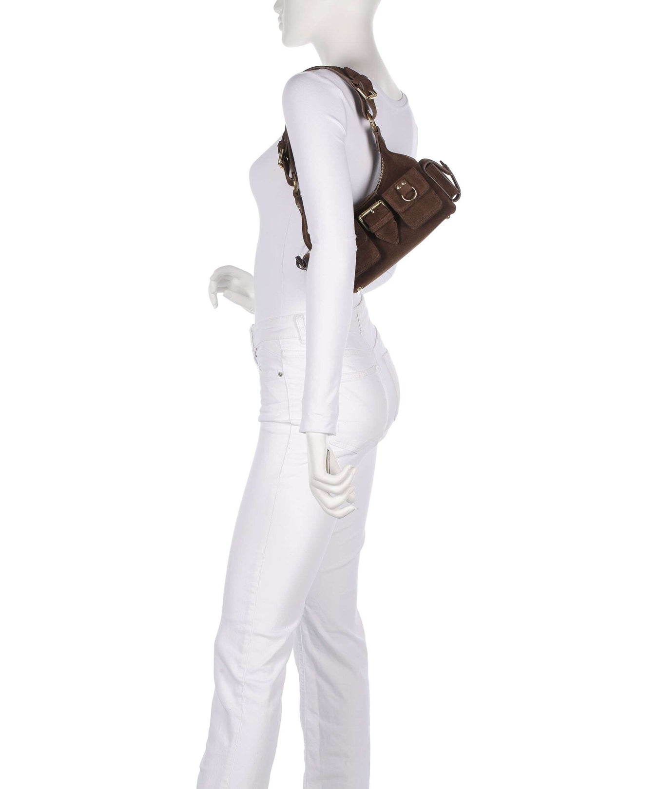 The Kooples Amelia Small Shoulder bag chocolate